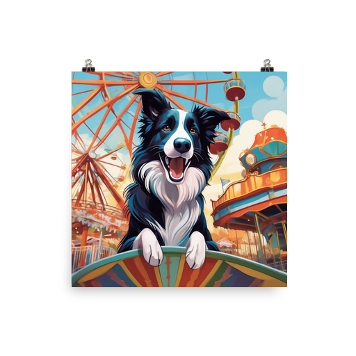 PugMug Custom Border Collie Poster