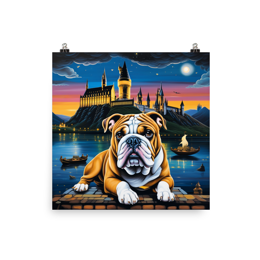 PugMug Custom Bulldog Poster