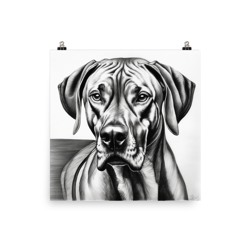 PugMug Custom Rhodesian Ridgeback Poster