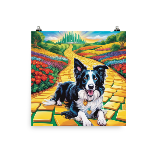 PugMug Custom Border Collie Poster