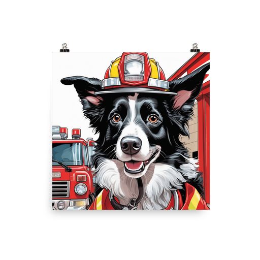 PugMug Custom Border Collie Poster