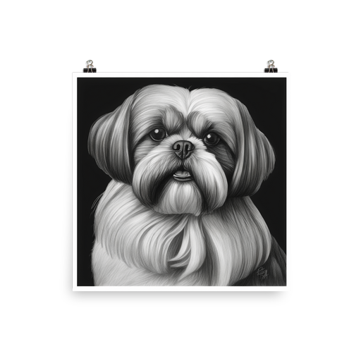 PugMug Custom Shih Tzu Poster