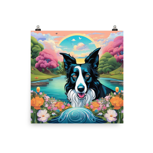 PugMug Custom Border Collie Poster
