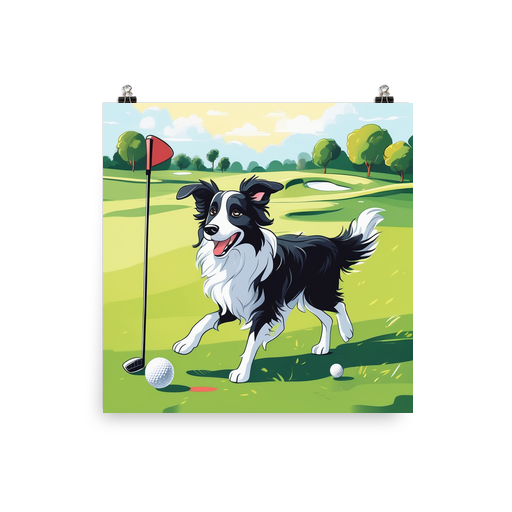 PugMug Custom Border Collie Poster