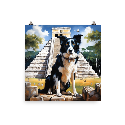 PugMug Custom Border Collie Poster