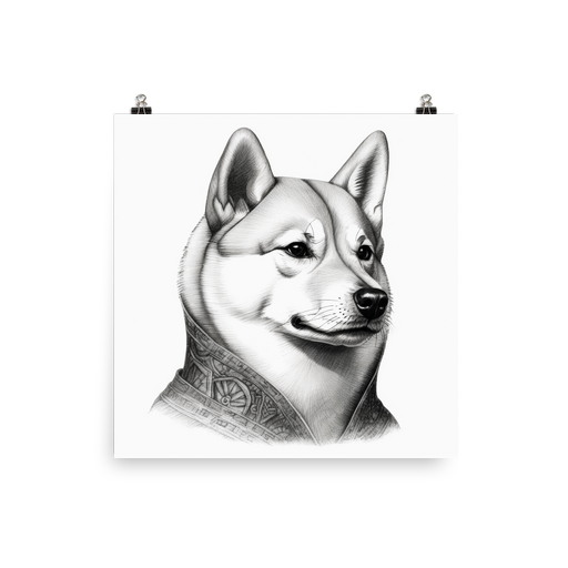 PugMug Custom Shiba Inu Poster