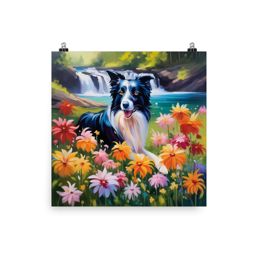 PugMug Custom Border Collie Poster