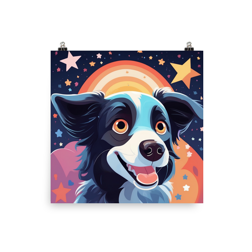PugMug Custom Border Collie Poster