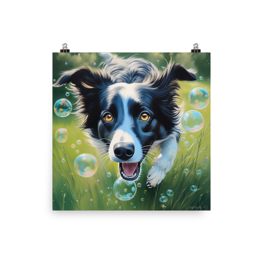 PugMug Custom Border Collie Poster