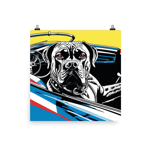 PugMug Custom Cane Corso Poster