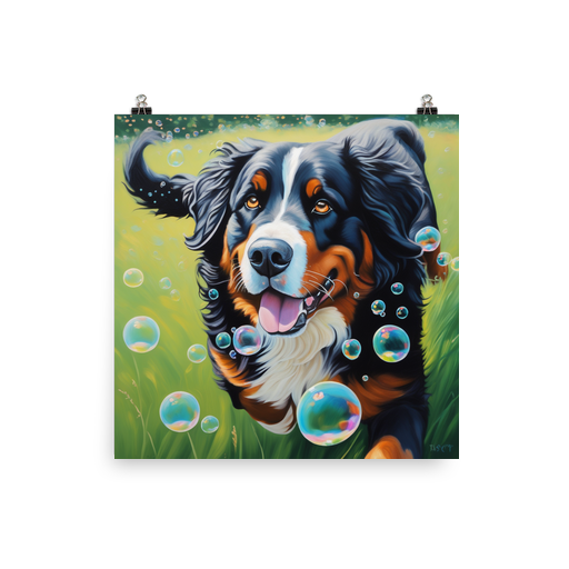 PugMug Custom Bernese Mountain Dog Poster