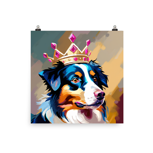 PugMug Custom Australian Shepherd Dog Poster