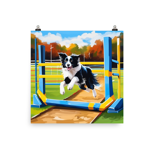 PugMug Custom Border Collie Poster