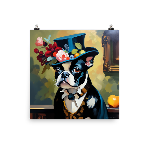 PugMug Custom Boston Terrier Poster