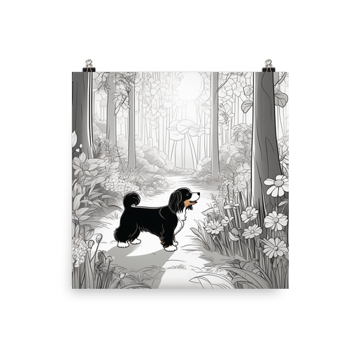 PugMug Custom Black-and-white Havanese Dog Poster