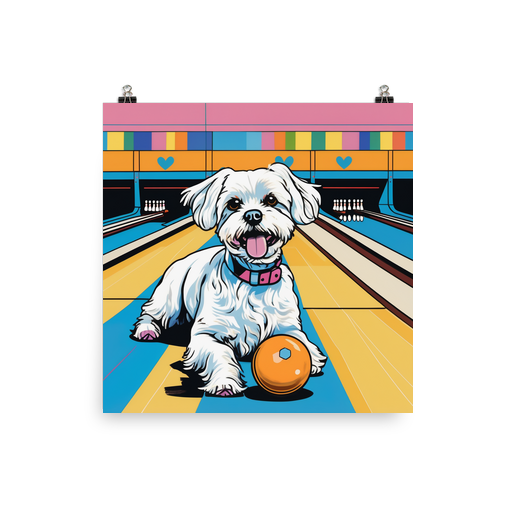 PugMug Custom Maltese Dog Poster