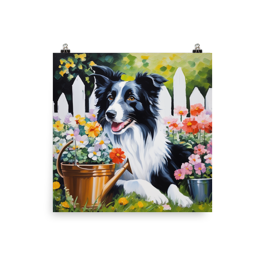 PugMug Custom Border Collie Poster