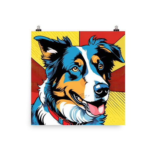 PugMug Custom Australian Shepherd Dog Poster
