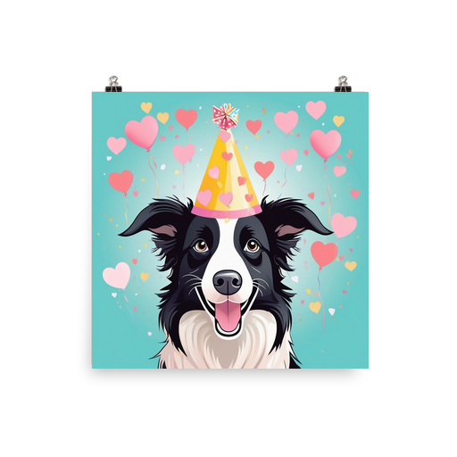 PugMug Custom Border Collie Poster