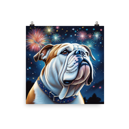 PugMug Custom Bulldog Poster