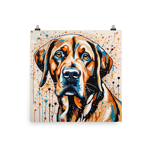 PugMug Custom Bloodhound Poster