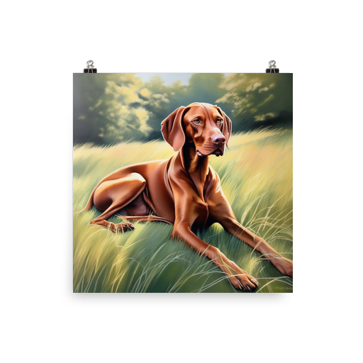 PugMug Custom Vizsla Poster