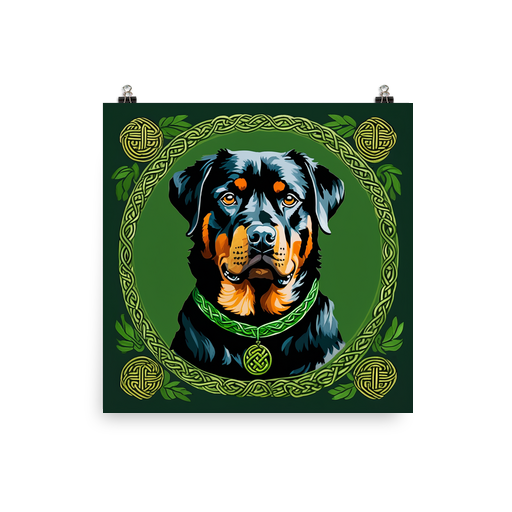 PugMug Custom Rottweiler Poster