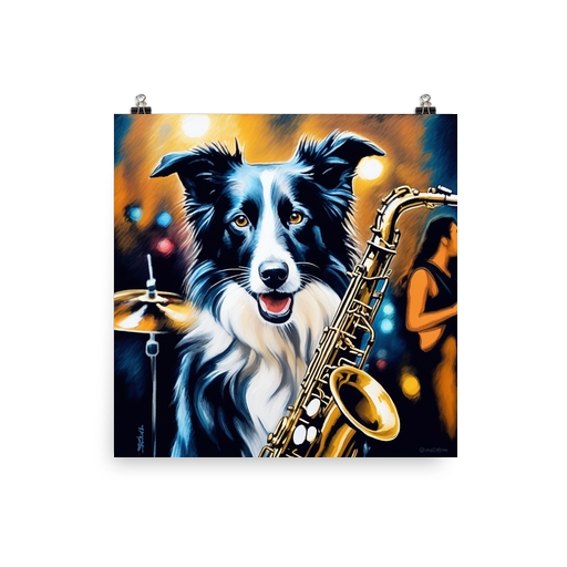 PugMug Custom Border Collie Poster