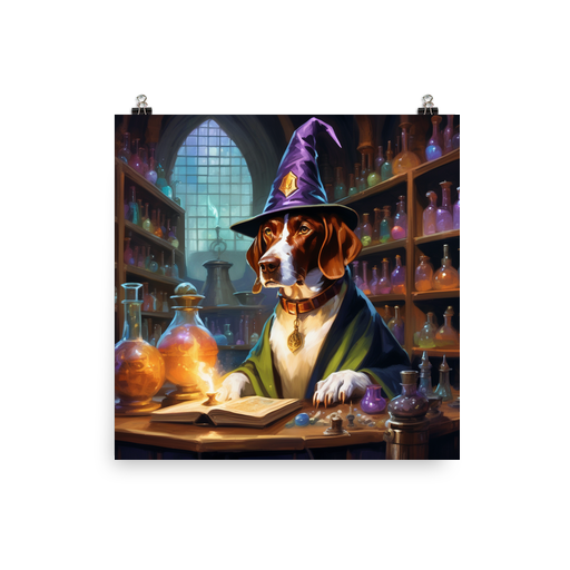 PugMug Custom Pointer Dog Poster