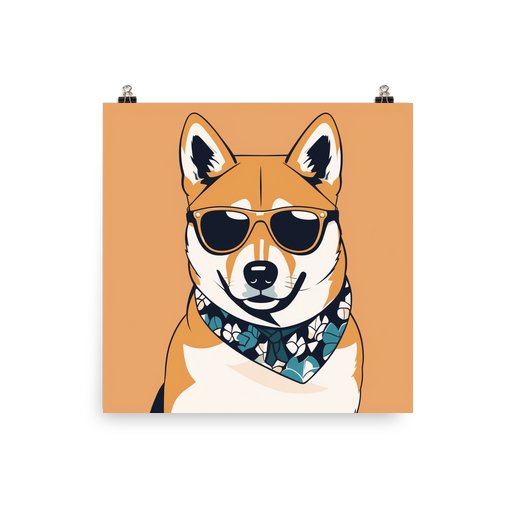 PugMug Custom Shiba Inu Poster