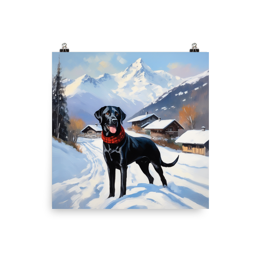 PugMug Custom Black Labrador Retriever Poster