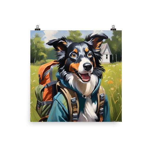 PugMug Custom Border Collie Poster