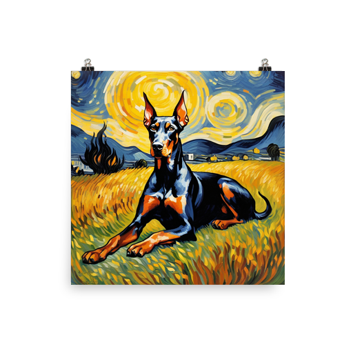 PugMug Custom Doberman Pinscher Poster