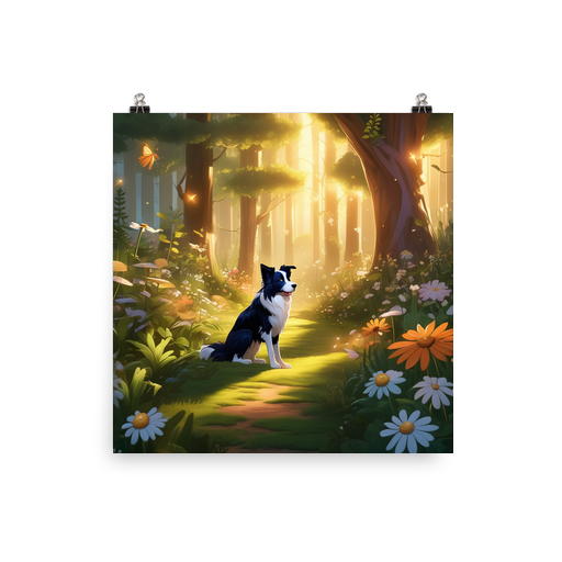 PugMug Custom Border Collie Poster