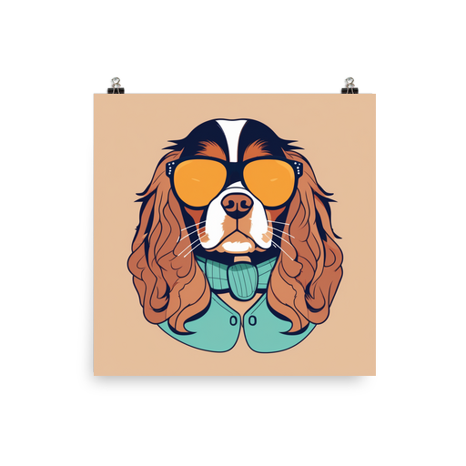 PugMug Custom Cavalier King Charles Spaniel Poster