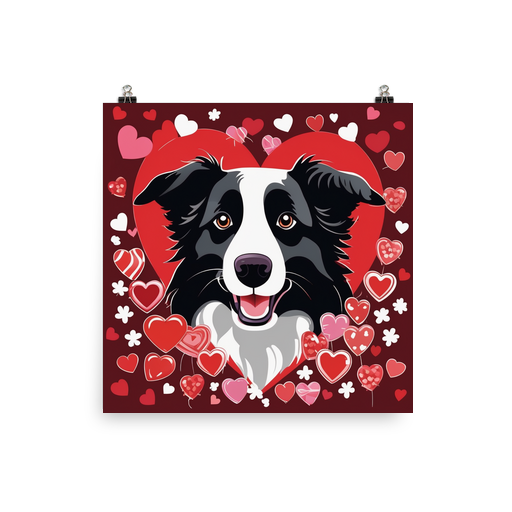 PugMug Custom Border Collie Poster