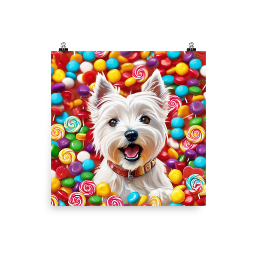 PugMug Custom West Highland White Terrier Poster