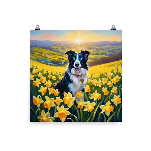 PugMug Custom Border Collie Poster
