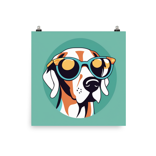 PugMug Custom Pointer Dog Poster