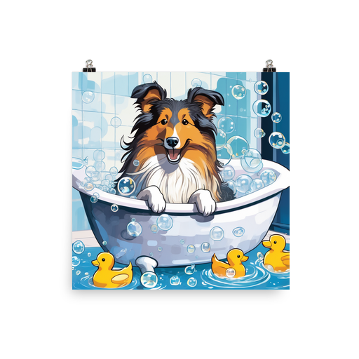 PugMug Custom Shetland Sheepdog Poster