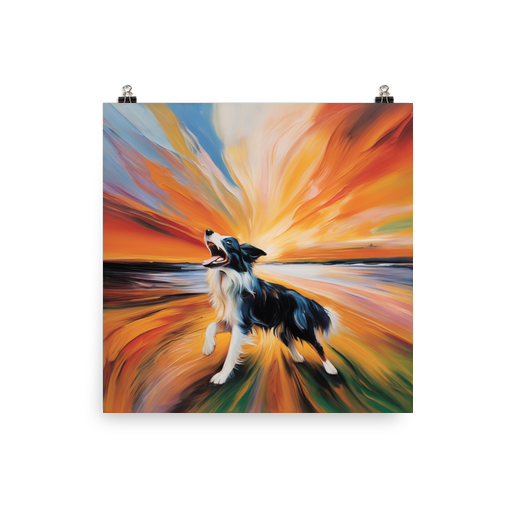 PugMug Custom Border Collie Poster