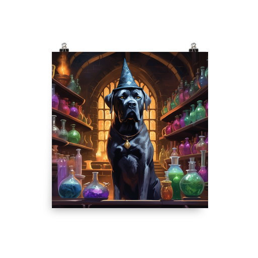 PugMug Custom Cane Corso Poster