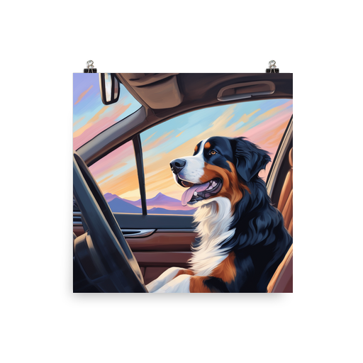 PugMug Custom Bernese Mountain Dog Poster