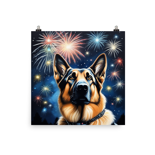 PugMug Custom German Shepherd Dog Poster