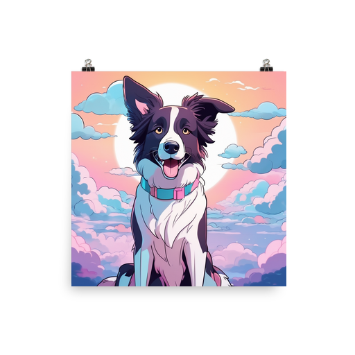 PugMug Custom Border Collie Poster