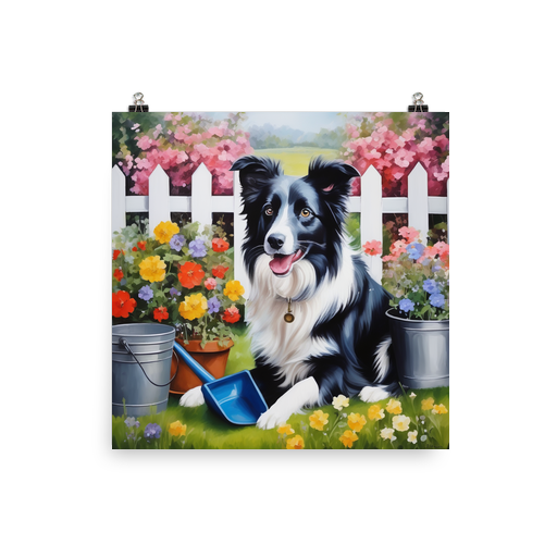 PugMug Custom Border Collie Poster