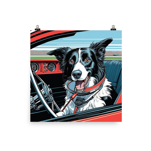 PugMug Custom Border Collie Poster