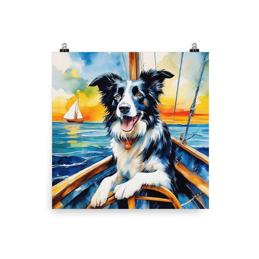 PugMug Custom Border Collie Poster