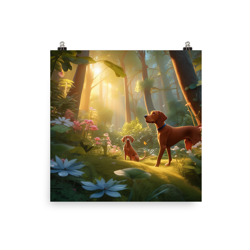 PugMug Custom Vizsla Poster