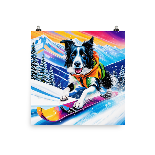 PugMug Custom Border Collie Poster